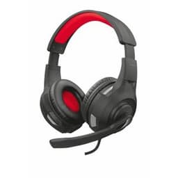 Trust GXT 307 Ravu Kopfhörer gaming mit kabel mit Mikrofon - Schwarz/Rot