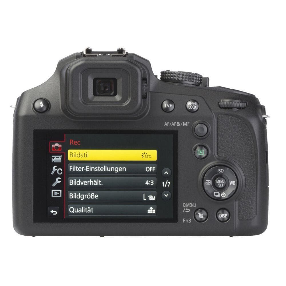 Kompakt Bridge Kamera Lumix FZ82 - Schwarz + Panasonic 60x Optical Zoom 20-1200mm f/2.8-5.9 f/2.8-5.9