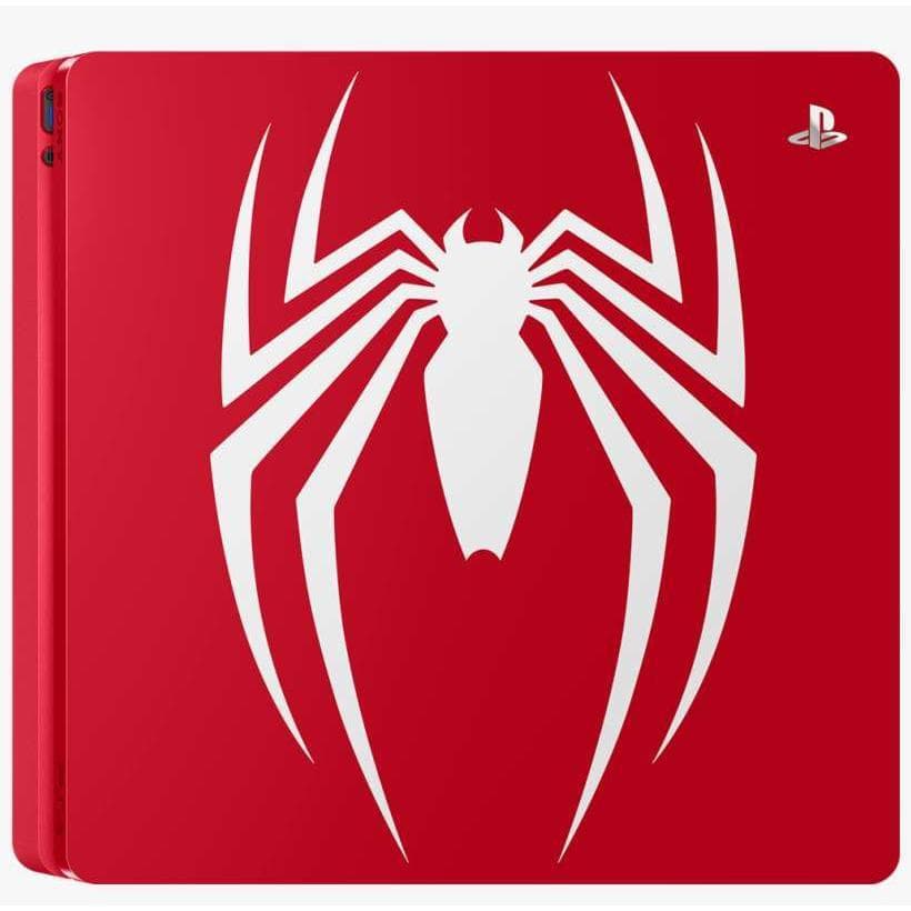 PlayStation 4 Slim 1000GB - Rot - Limited Edition Marvel’s Spider-Man + Marvel’s Spider-Man