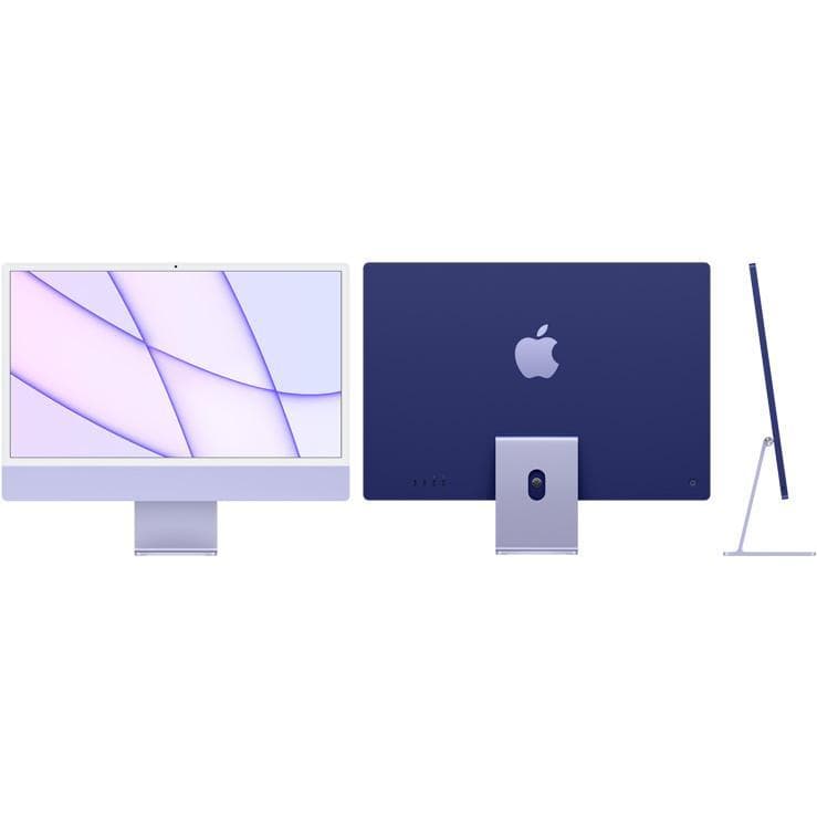 iMac 24" (2021) Apple M1 mit 8‐Core CPU 8-core GPU - 256 GB SSD - 8 GB QWERTY - Italienisch Standardglas