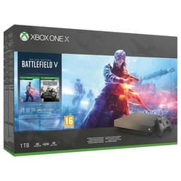 Xbox One X 1000GB - Gold - Limited Edition Gold Rush Special + Battlefield V + Battlefield 2042