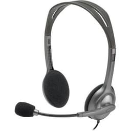 Logitech H111 Kopfhörer mit kabel mit Mikrofon - Grau