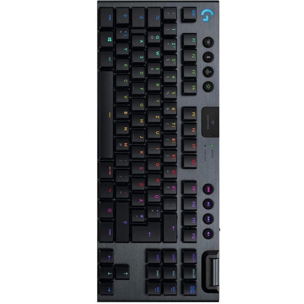Logitech Tastatur QWERTZ Deutsch Wireless mit Hintergrundbeleuchtung G915 TKL