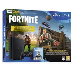 PlayStation 4 Slim 500GB - Schwarz + Fortnite