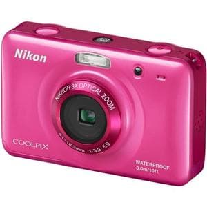 Kompakt Kamera CoolPix S30 - Rosa + Nikon Nikkor 3X Optical Zoom Lens 4.1-12.3mm f/3.3-5.9 f/3.3-5.9