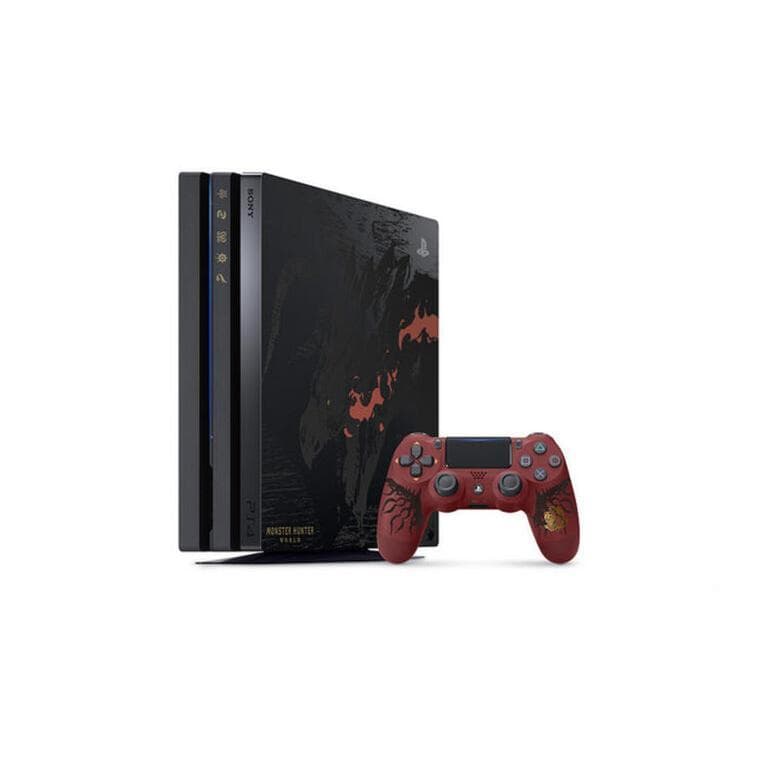 PlayStation 4 Pro 1000GB - Schwarz - Limited Edition Monster Hunter + Monster Hunter