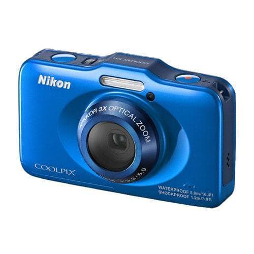 Kompakt Kamera Coolpix S31 - Blau + Coolpix Coolpix 3x 29-87mm f/3.3-5.9 f/3.3-5.9