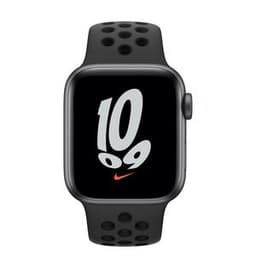 Apple Watch Series SE 1 (2020) GPS 44 mm - Aluminium Space Grau - Nike Sportarmband Schwarz