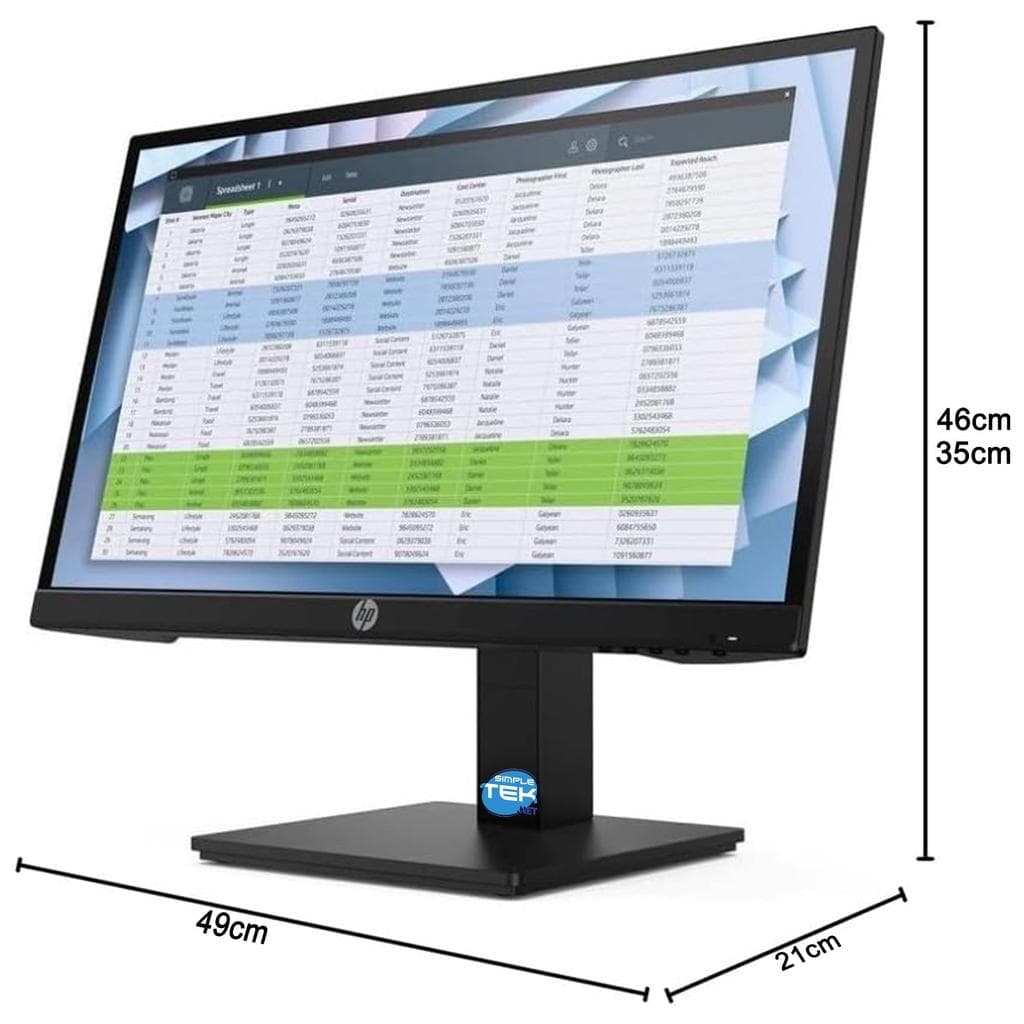 Bildschirm 21" LCD 1920 X 1080 HP P22H G4