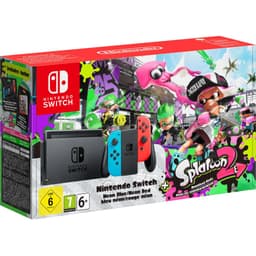 Switch 32GB - Schwarz + Splatoon 2