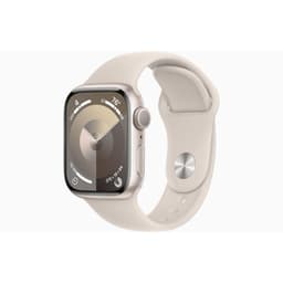 Apple Watch Series 9 (2023) GPS 41 mm - Aluminium Polarstern - Sportarmband Polarstern