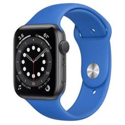 Apple Watch Series SE 1 (2020) GPS + Cellular 44 mm - Aluminium Space Grau - Sportarmband Blau
