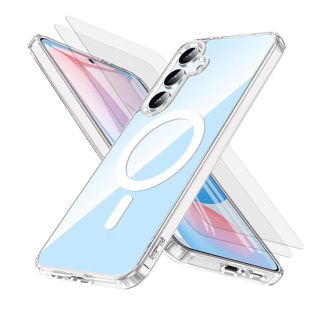 Hülle Galaxy S24 FE und 2 schutzfolien - TPU - Transparent