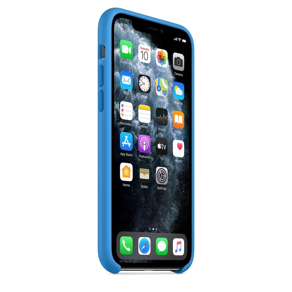 Apple-Silikon Case iPhone 11 Pro - Silikon Blau