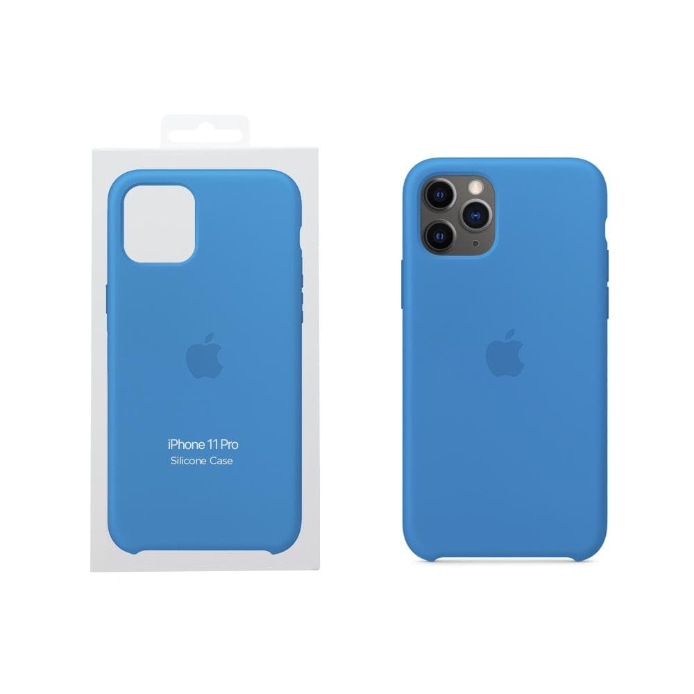 Apple-Silikon Case iPhone 11 Pro - Silikon Blau
