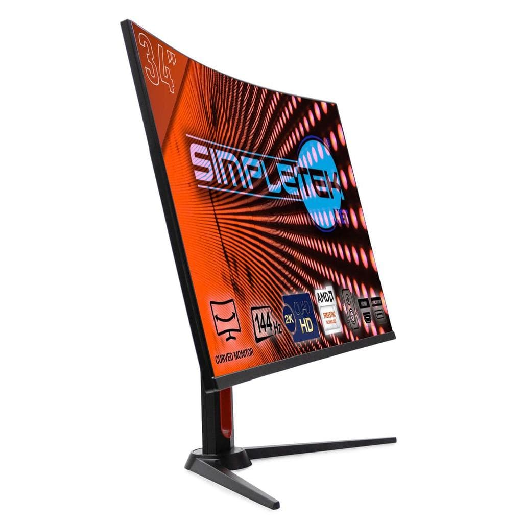 Bildschirm 34" LCD ULTRAHD Simpletek R1800 2K QHD