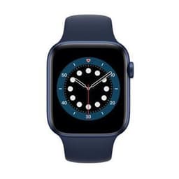 Apple Watch (Series 6) 2020 GPS 40 mm - Aluminium Blau - Sportarmband Blau