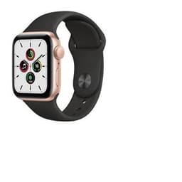 Apple Watch (Series 7) 2021 GPS 45 mm - Aluminium Gold - Sportarmband Schwarz. Apple .