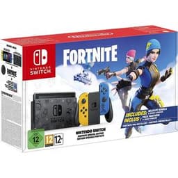 Switch 32GB - Schwarz - Limited Edition Nintendo Switch Fortnite Wildcat Bundle + Fortnite