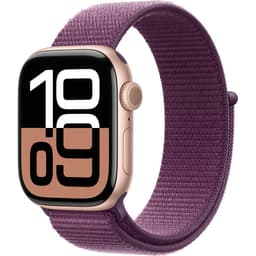 Apple Watch Series 10 (2024) GPS 42 mm - Aluminium Roségold - Sport loop Rosé