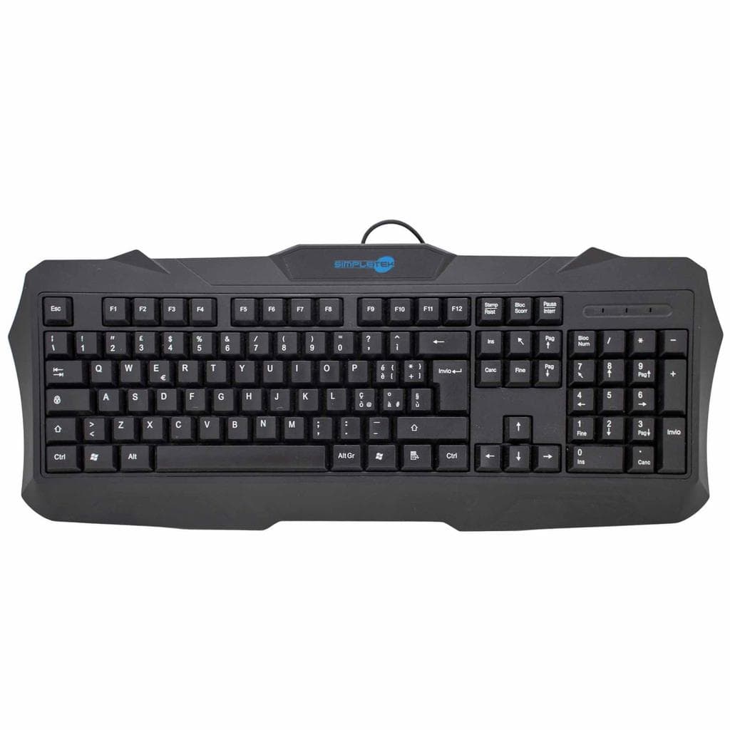 Simpletek Tastatur QWERTY Italienisch Wired USB