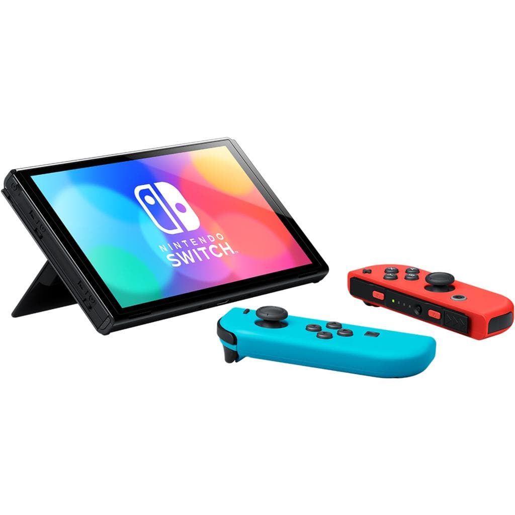 Switch OLED 64GB - Rot/Blau