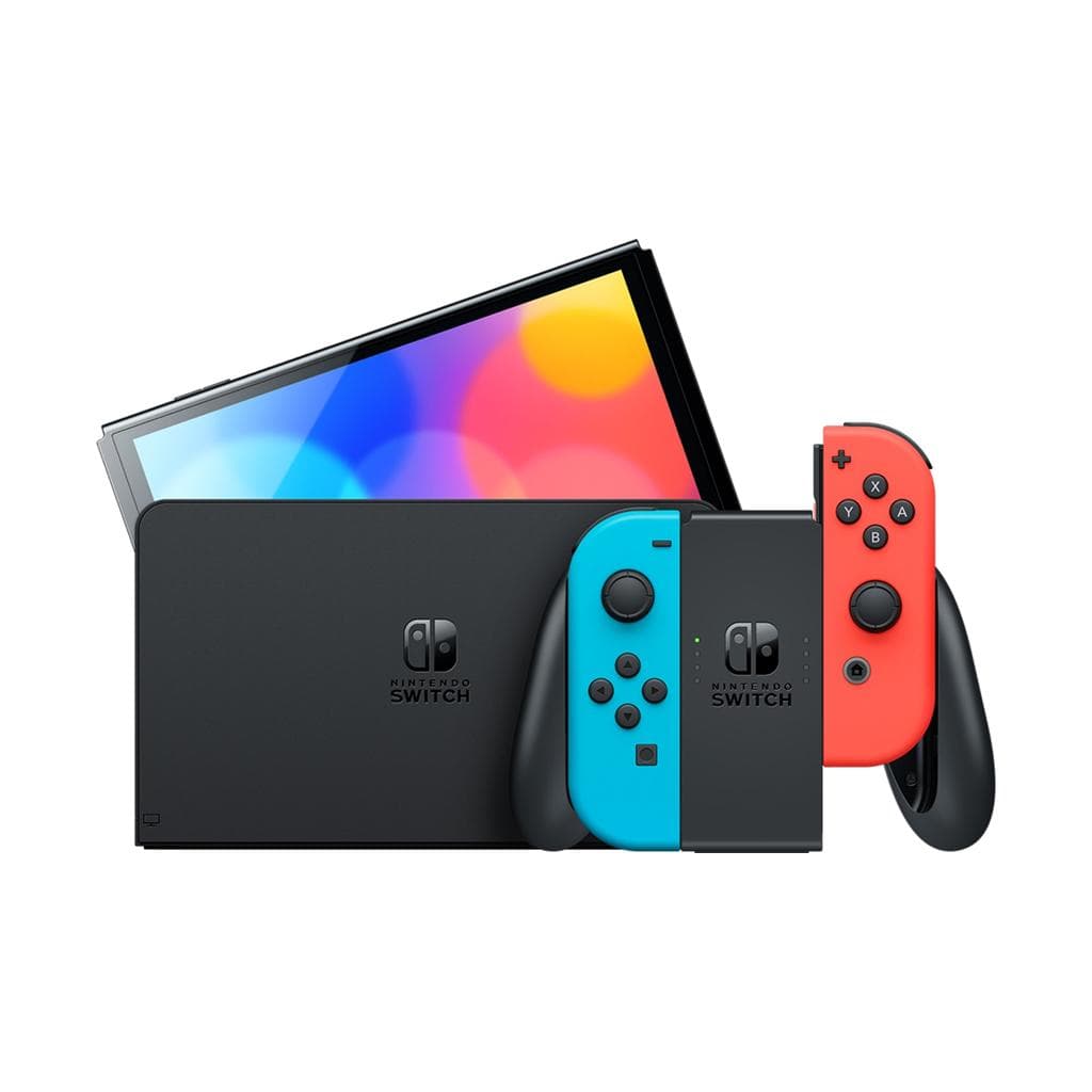 Switch OLED 64GB - Rot/Blau