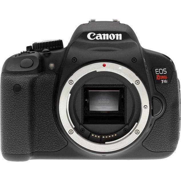 Spiegelreflex EOS Rebel T4I - Schwarz + Canon EF-S 18-55mm f/3.5-5.6 IS II f/3.5-5.6