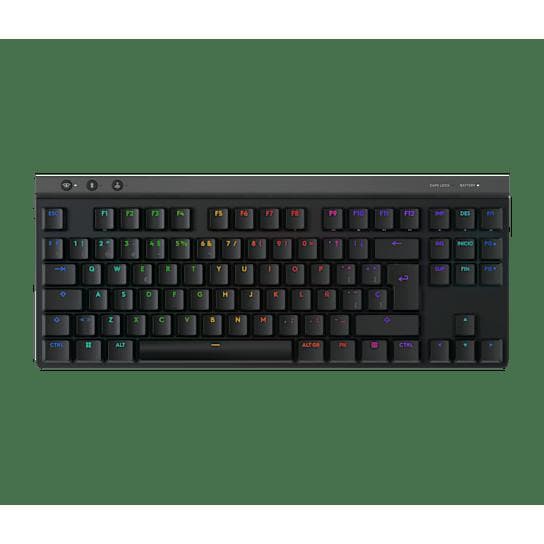 Logitech Tastatur AZERTY Französisch Wireless mit Hintergrundbeleuchtung G515 TKL