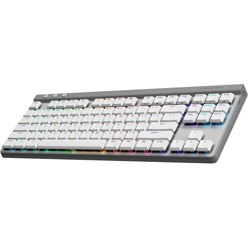 Logitech Tastatur AZERTY Französisch Wireless mit Hintergrundbeleuchtung G515