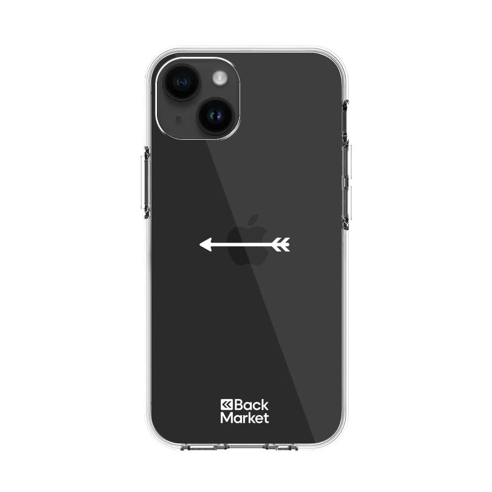 Back Market Hülle iPhone 14 und schutzfolie - 60 % Recycelter Kunststoff - Transparent