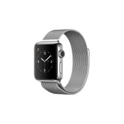 Apple Watch (Series 2) 42 mm - Rostfreier Stahl Silber - Silber