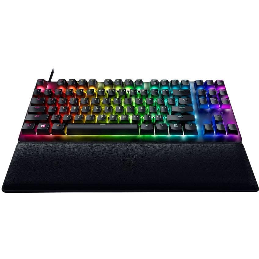 Razer Tastatur QWERTZ mit Hintergrundbeleuchtung Huntsman V2