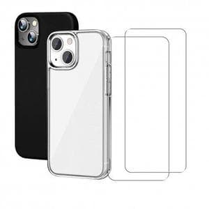 Hülle iPhone 13 und 2 schutzfolien - TPU - Transparent