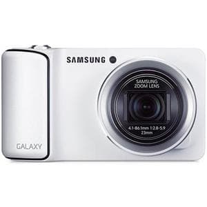 Kompakt Kamera Galaxy Camera GC100 - Weiß + Samsung Zoom Lens 23-483mm f/2.8-5.9 f/2.8-5.9