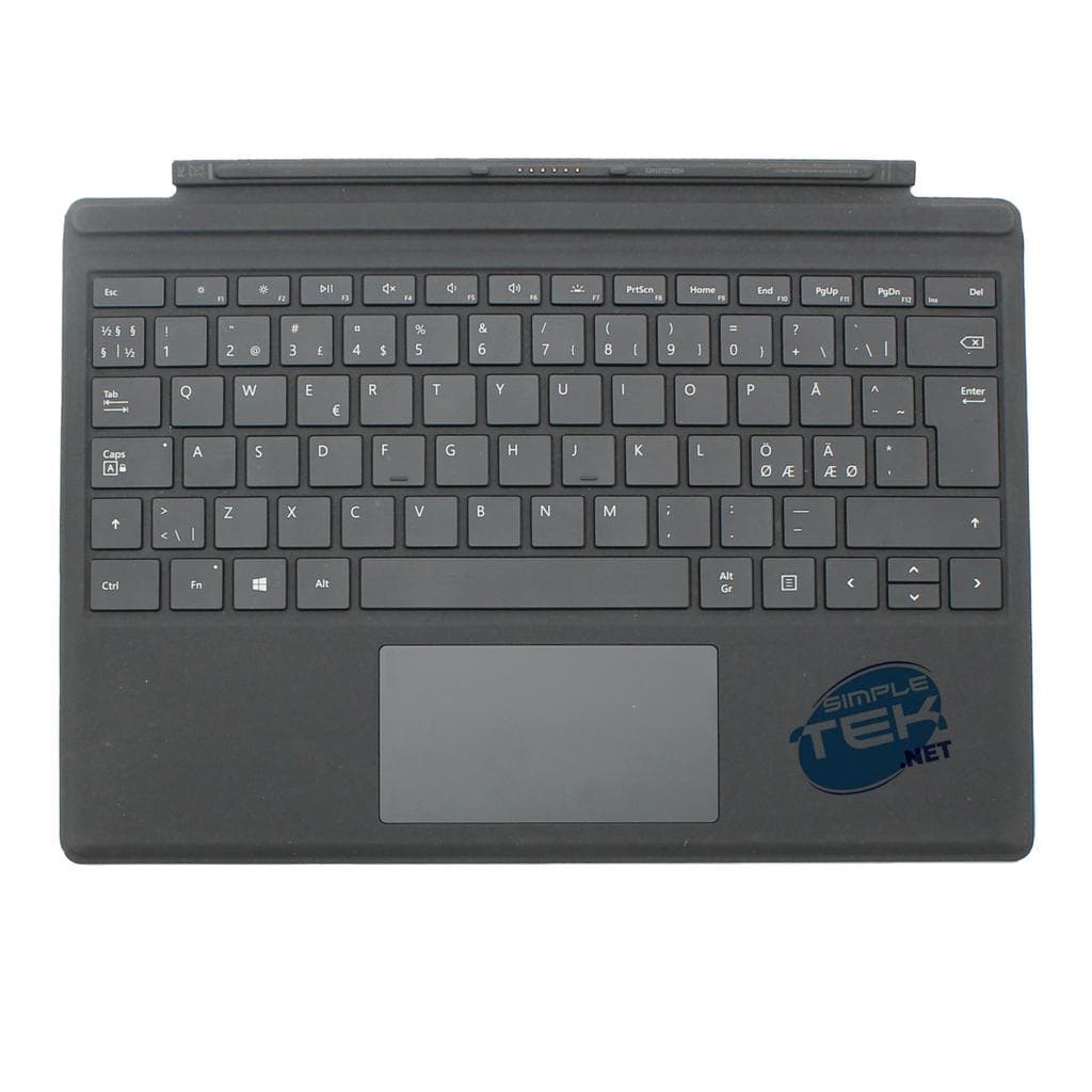 Microsoft Tastatur QWERTY Norwegisch mit Hintergrundbeleuchtung 11709