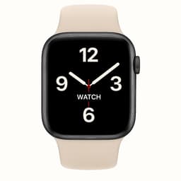 Apple Watch Series SE 1 (2020) GPS + Cellular 44 mm - Aluminium Space Grau - Sportarmband Polarstern