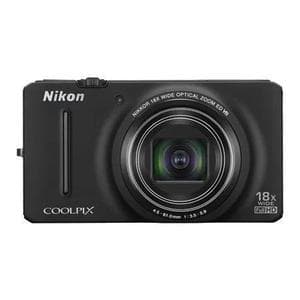 Kompakt Kamera Coolpix S9200 - Schwarz + Nikon Nikkor Wide Optical Zoom ED VR 25-450 mm f/3.5-5.9