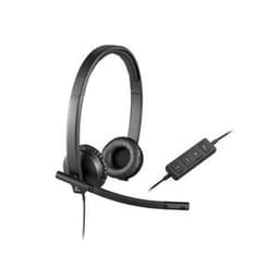 Logitech H570E Kopfhörer Noise cancelling mit kabel mit Mikrofon - Schwarz