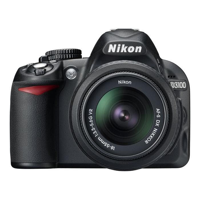 Nikon D3100 - Schwarz + Nikon AF-S DX Nikkor 18-55mm f/3.5-5.6G VR