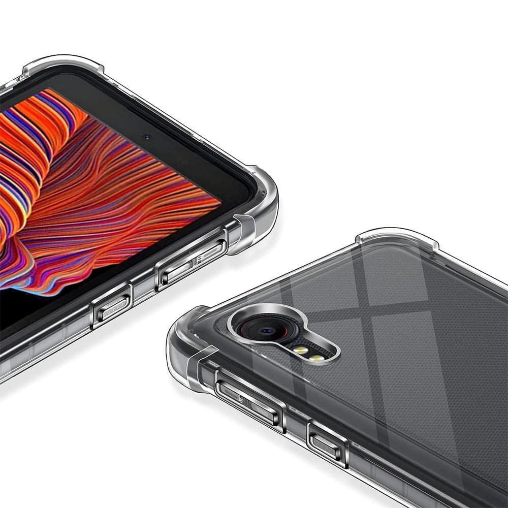 Hülle Galaxy Xcover 5 und 2 schutzfolien - TPU - Transparent