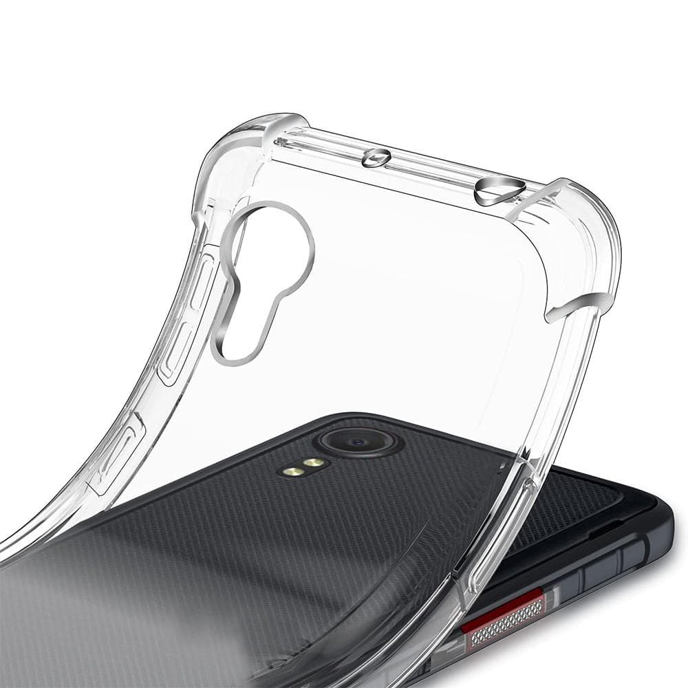 Hülle Galaxy Xcover 5 und 2 schutzfolien - TPU - Transparent