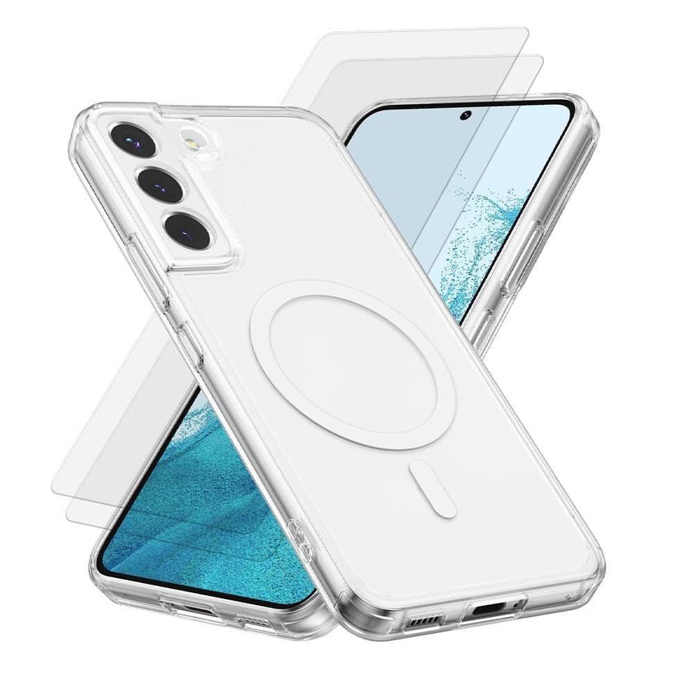 Hülle Galaxy S22 Plus und 2 schutzfolien - TPU - Transparent