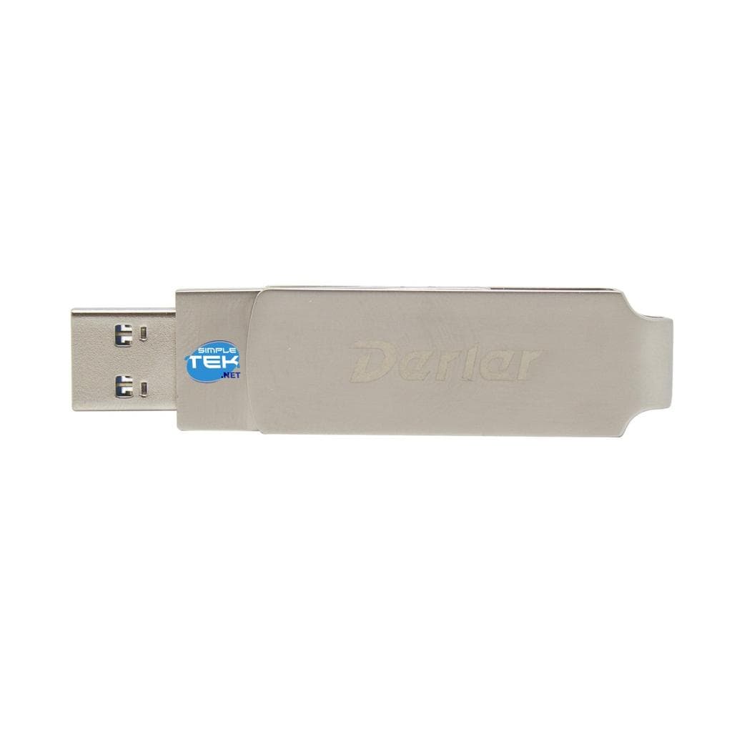 Derlar Reversible Pen Drive, USB-A 3.2 USB-C Thunderbolt USB-Stick
