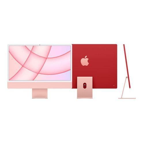 iMac 24" (2021) Apple M1 mit 8‐Core CPU 8-core GPU - 256 GB SSD - 8 GB QWERTY - Englisch Standardglas