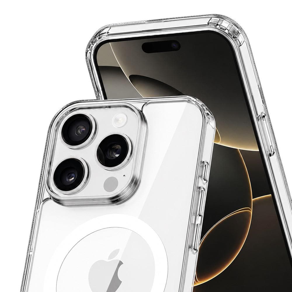 Hülle iPhone 16 Pro Max und 2 schutzfolien - TPU - Transparent