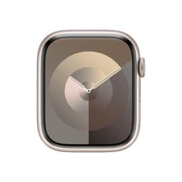 Apple Watch Series 9 (2023) - (Band nicht enthalten) - GPS 45 mm - Polarstern Aluminium