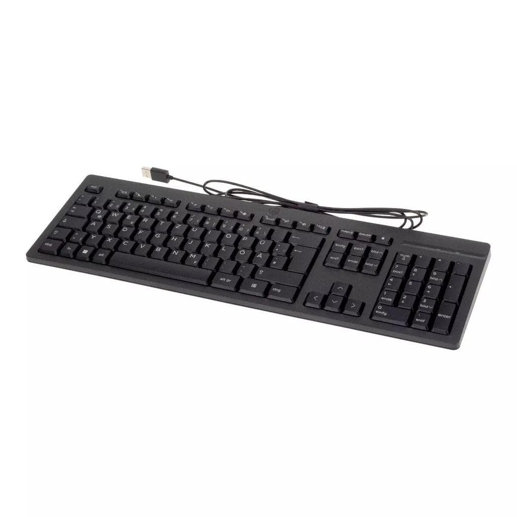 Hp Tastatur QWERTZ Deutsch 125 Wired KB USB 1,8m
