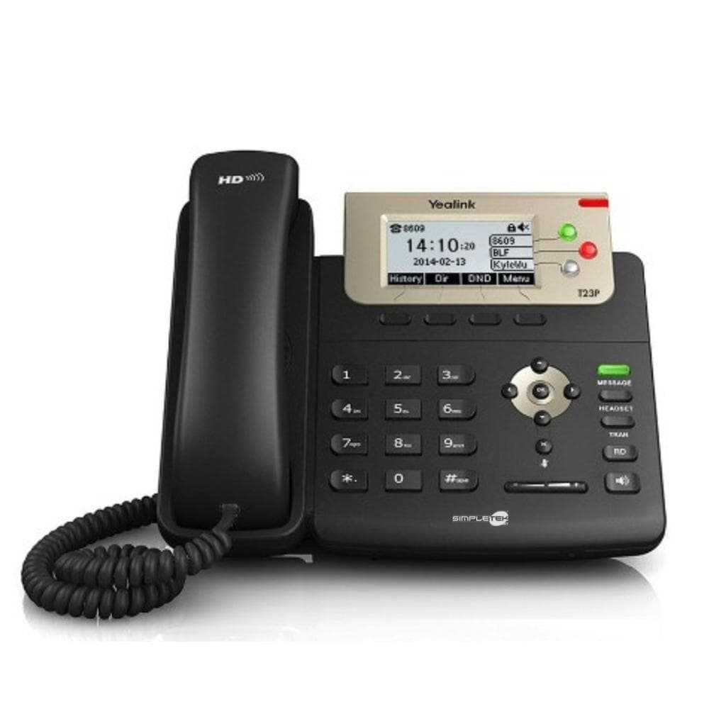Yealink 3-line Professional Gigabit IP Telephone Festnetztelefon