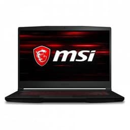 MSI GF63 Thin 11UC-600FR 15" Core i5 2.7 GHz - SSD 512 GB - 16GB - NVIDIA GeForce RTX 3050 AZERTY - Französisch